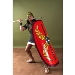 Roman lorica hamata, blandade platta ringar - runda nitar - Celtic Webmerchant