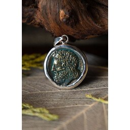 Colgante de moneda Zeus - Celtic Webmerchant