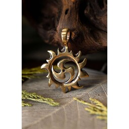 Wisiorek triskelion ze słońcem - Celtic Webmerchant