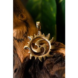 Wisiorek triskelion ze słońcem - Celtic Webmerchant