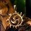 Vedhæng triskelion med sol - Celtic Webmerchant