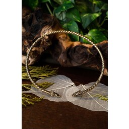 Viking torc Hugin og Munin - Celtic Webmerchant