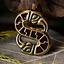Broche pájaro longobardo en forma de S - Celtic Webmerchant