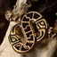 Broche pájaro longobardo en forma de S - Celtic Webmerchant