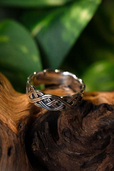 Norseman Ring, Silver - Celtic Webmerchant