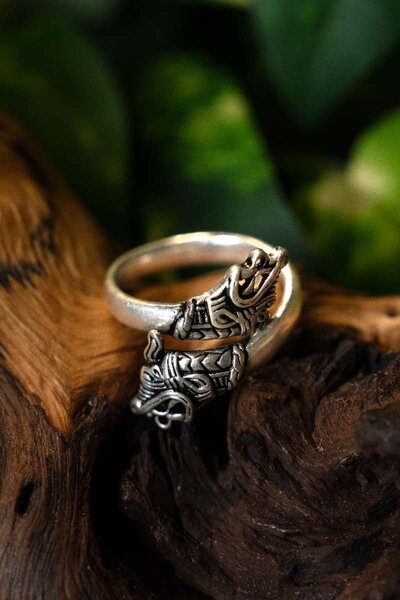 Viking Ring Haithabu, försilvrad - Celtic Webmerchant