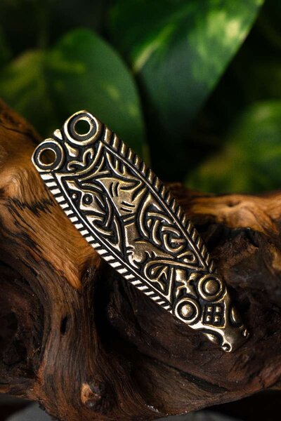 Anglo-Saxon bälte ände Trewhiddle - Celtic Webmerchant