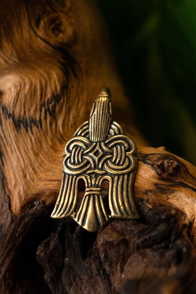 10. Jahrhundert Viking Rabe Anhänger, Bronze - Celtic Webmerchant