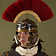 Deepeeka Roman grzebień, czerwony - Celtic Webmerchant