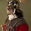 Romeinse helmkam, wit - Celtic Webmerchant