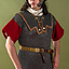 Roman lorica hamata, blandede flade ringe - runde nitter - Celtic Webmerchant