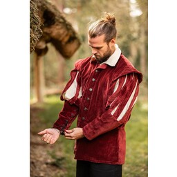 Jacke mit offenen Ärmeln, rot - Celtic Webmerchant