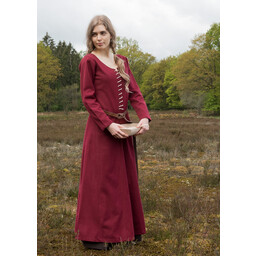 Cotehardie Christina, wijnrood - Celtic Webmerchant