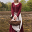 Cotehardie Christina, vinröd - Celtic Webmerchant