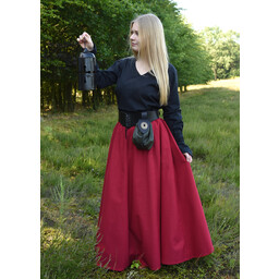 Blusa medieval de Aubrey, negra. - Celtic Webmerchant