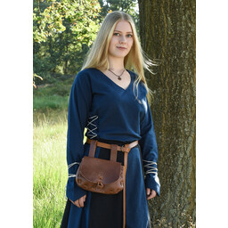 Medieval blouse Aubrey, blue - Celtic Webmerchant