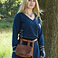 Blusa medieval de Aubrey, azul. - Celtic Webmerchant