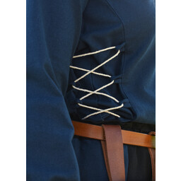 Medieval bluse Aubrey, blå - Celtic Webmerchant