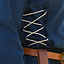 Mittelalterliche Bluse Aubrey, blau - Celtic Webmerchant
