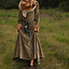 Fluwelen cotehardie Christina, groen - Celtic Webmerchant
