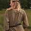 Fluwelen cotehardie Christina, groen - Celtic Webmerchant