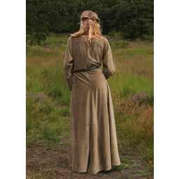 Fluwelen cotehardie Christina, groen - Celtic Webmerchant