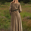 Fluwelen cotehardie Christina, groen - Celtic Webmerchant