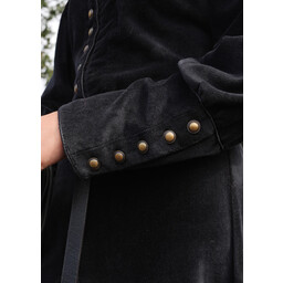 Aksamitna cotehardie Christina, czarna - Celtic Webmerchant