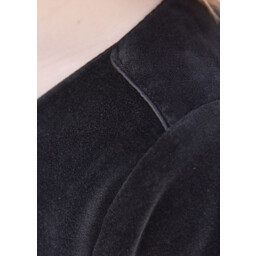 Aksamitna cotehardie Christina, czarna - Celtic Webmerchant