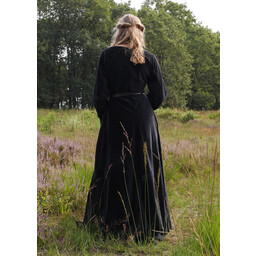 Velvet cotehardie Christina, sort - Celtic Webmerchant
