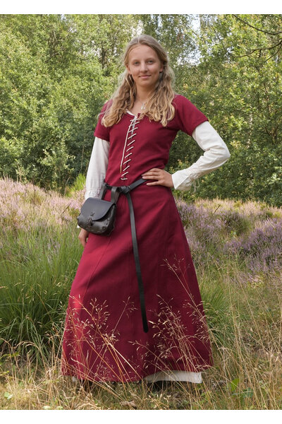 Cotehardie Odilia, wijnrood - Celtic Webmerchant