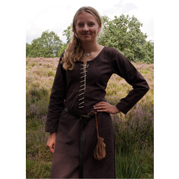 Cotehardie Christina, brown - Celtic Webmerchant