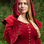 Cotehardie aus Samt Christina, rot - Celtic Webmerchant