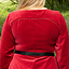 Cotehardie aus Samt Christina, rot - Celtic Webmerchant