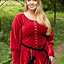 Cotehardie aus Samt Christina, rot - Celtic Webmerchant