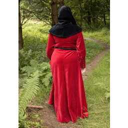 Cotehardie aus Samt Christina, rot - Celtic Webmerchant