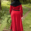 Cotehardie en velours Christina, rouge - Celtic Webmerchant