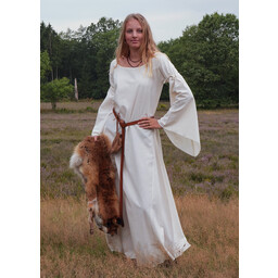 Mittelalterliches gotisches Kleid Iseult, natürlich - Celtic Webmerchant