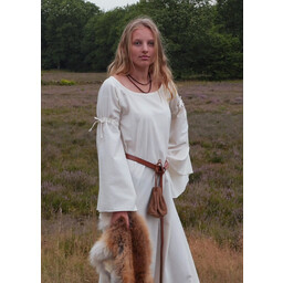 Medeltida gotisk klänning Iseult, naturlig - Celtic Webmerchant