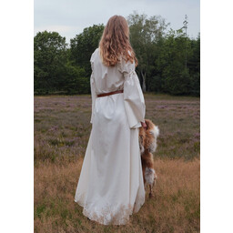 Mittelalterliches gotisches Kleid Iseult, natürlich - Celtic Webmerchant