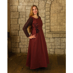 Middeleeuwse surcot Uma, rood - Celtic Webmerchant