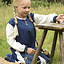 Mädchen kleiden Birka, blau-natürliche - Celtic Webmerchant
