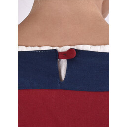 (Early) medieval dress Clotild, red-blue - Celtic Webmerchant