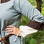 (Temprano) vestido medieval Clotild, azul gris-marrón - Celtic Webmerchant