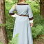 (Temprano) vestido medieval Clotild, azul gris-marrón - Celtic Webmerchant