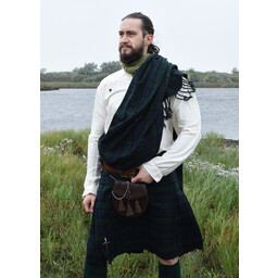 Tartán escocés a cuadros, reloj negro - Celtic Webmerchant