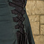 Robe médiévale Ophelia, vert-noir - Celtic Webmerchant