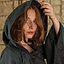 Mittelalterliches Kleid Ophelia, grün-schwarz - Celtic Webmerchant