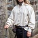 Leonardo Carbone Camisa medieval dagwin, crema - Celtic Webmerchant
