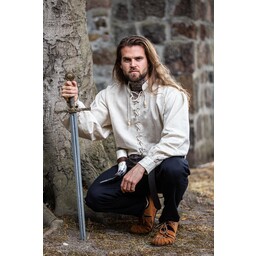 Medeltida skjorta dagwin, grädde - Celtic Webmerchant